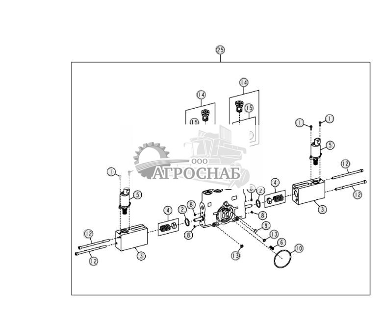 Секция клапана бокового смещения ножа, Grade Pro - ST3650 613.jpg